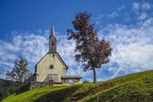 Lesachtal, Slėnis, Alpių, Austria, Tyrol, Kraštovaizdis, Kalnai, Bažnyčia