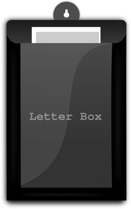 Laiškas, Dėžė, Pašto Dėžutę, Pašto Dėžutę, Pranešimas, Elektroninis Paštas, Paštas, Nemokama Vektorinė Grafika