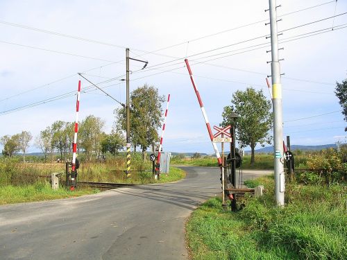 Lygių Perėjimas, Nostalgiškas, Geležinkelis, Kliūtys, Čekijos Respublika, Pietų Bohēma