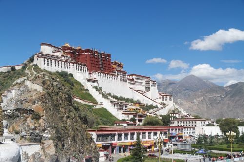 Lhasa, Potalos Rūmai, Saulėtos Dienos