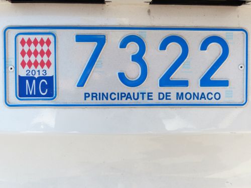 Valstybinis Numeris, Monaco, Automatinis, Skydas, Patvirtinimas, Registracija, Automobilio Numerio Ženklai, Indikatorius, Identifikavimas, Numerio Numeris, Monetiniai Numeriai, Monegasque, Kraftfahrzeugkennzeichen, Motorinė Transporto Priemonė, Numeris, Monako Kunigaikštystė