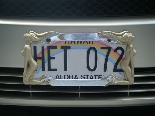 Valstybinis Numeris, Hawaii, Didžioji Sala, Aloha Valstija