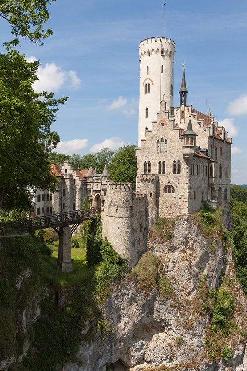 Lichtenšteino Pilis,  Pilis,  Viduramžiai,  Bokštas,  Riterio Pilis,  Turistų Atrakcijos,  Knight Laikas
