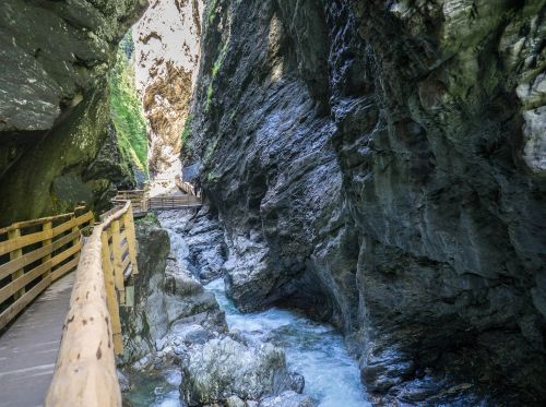 Liechtensteinklamm, Gorge, Austria, Vanduo, Akmenys, Gamta, Kraštovaizdis, Vaizdas, Vaizdingas