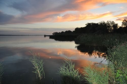 Šviesa, Balaton Ežeras, Ruduo, Debesys