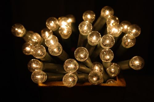 Elektros Lemputės, Kalėdiniai Dekoracijos, Šviesa, Apšvietimas, Žibintai, Lichterkette