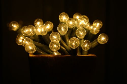 Elektros Lemputės, Kalėdiniai Dekoracijos, Šviesa, Apšvietimas, Žibintai, Lichterkette