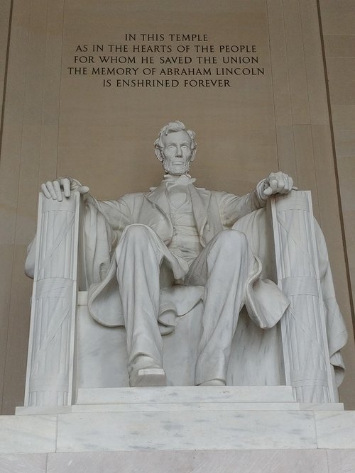 Lincoln,  Žymus Objektas,  Lincoln Memorial,  Vašingtonas,  Vašingtonas,  Dc,  Kolumbijos Apygarda,  Skulptūra
