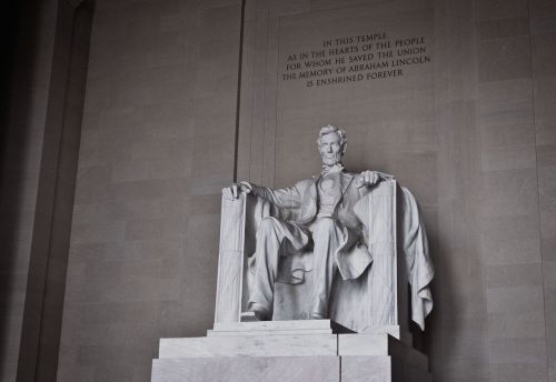 Lincoln Memorialas, Abraham Lincoln, Statula, Vašingtonas, Prezidentas, Laisvė