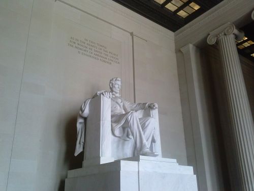 Lincoln Memorialas, Abraham Lincoln, Vašingtonas, Dc, Abraham, Prezidentas, Lincoln, Paminklas, Vašingtonas, Simbolis, Orientyras, Patriotinis, Skulptūra, Abe