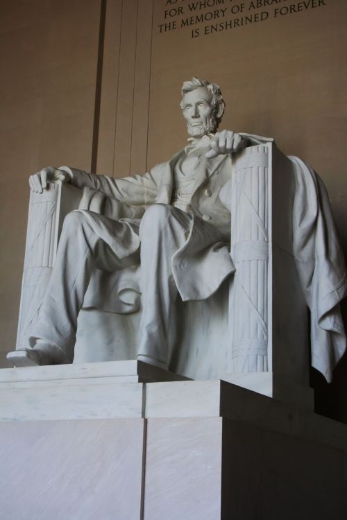 Lincoln & Nbsp,  Memorialas,  Paminklas,  Prezidentas,  Atsidavimas,  Marmuras,  Sėdi,  Su Vaizdu,  Nacionalinis,  Usa,  Lincoln Memorialas