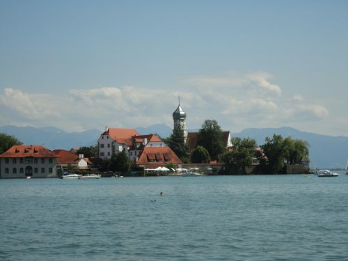 Lindau, Ežero Konstanta, Bavarija, Šventė, Sala, Pusiasalis, Vasara, Tylus, Nuotaika, Vanduo