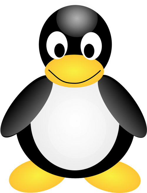 Linux, Pingvinas, Tux, Talismanas, Gyvūnas, Antarctica, Polar, Nemokama Vektorinė Grafika