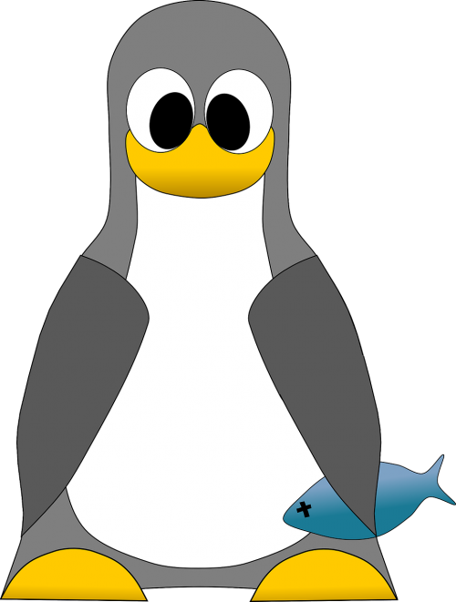 Linux, Pingvinas, Tux, Paukštis, Antarctica, Į Pietus, Pole, Nemokama Vektorinė Grafika