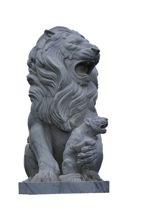 Liūtas, Statula, Paminklas, Skulptūra, Objektas