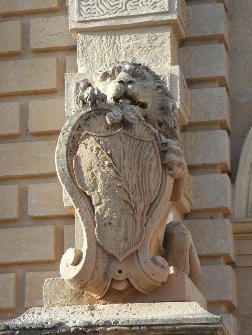 Liūtas, Herbas, Heraldinis Gyvūnas, Simbolis, Insignia, Mdina, Istoriškai, Malta