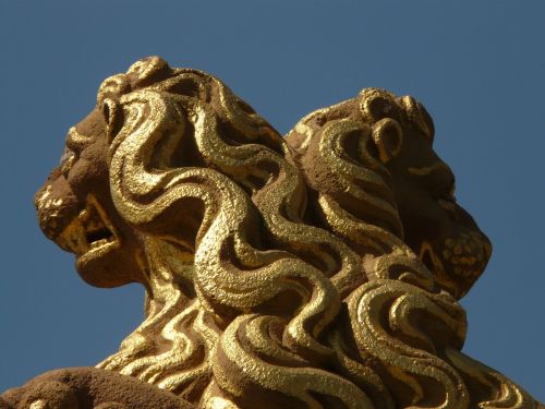 Liūtas, Žiurkė, Auksas, Figūra