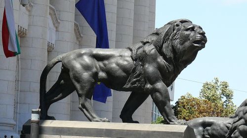 Liūtas, Statula, Sofia, Teismo Rūmai Sofia