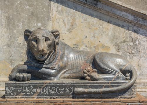 Liūtas,  Skulptūra,  Senovės Egiptas,  Vatikanas,  Italy,  Roma