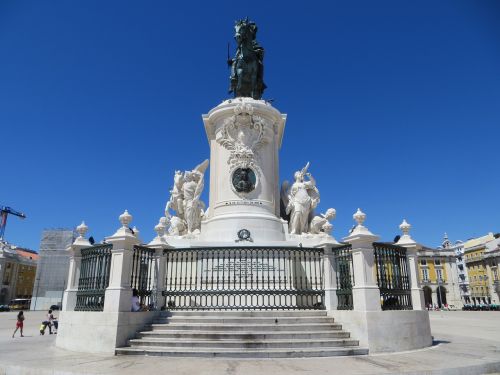 Lisbonas, Arka, Miesto Centras, Prekybos Aikštė, Kvadratas Kvadratas, Royalty Free