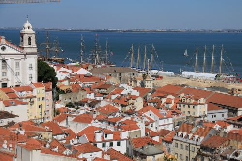 Lisbonas, Miestas, Portugal, Architektūra, Pastatas, Architektūra, Tagus Upė