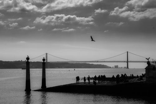 Lisbonas, Tajo, Upė, Tiltas, Vaizdas