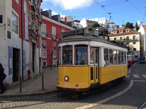 Lisbonas, Senamiestis, Portugal, Tramvajus
