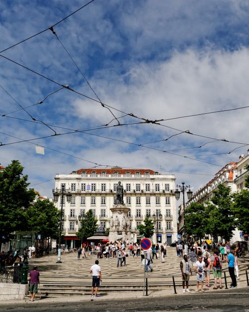 Lisbonas, Portugal, Erdvė, Kioskas, Senamiestis, Lisboa, Vasara, Architektūra, Istoriškai, Europa, Kelionė, Kapitalas