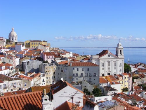 Lisbonas, Portugal, Alfama, Pastatas, Architektūra, Istorinis, Seni Pastatai, Miestas