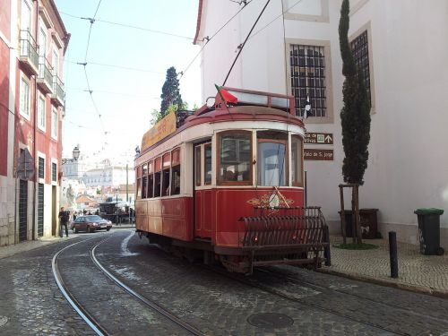 Lisbonas, Alfama, Tramvajus