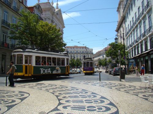 Lisbonas, Portugal, Tramvajus, Miestas