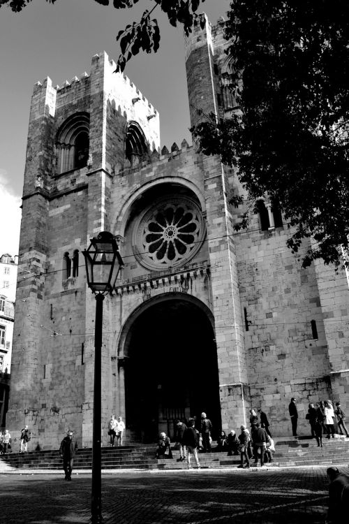 Lisbonas, Katedra, Architektūra, Bažnyčia, Orientyras, Lisboa, Istorinis, Vaizdas, Senas, Europietis, Portugal
