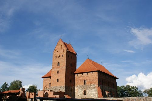 Lietuviu, Trakai, Pilis, Istorinis, Viduramžių, Architektūra