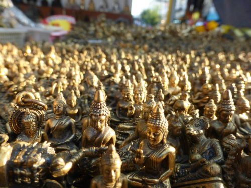 Mažai Budų, Tailandas, Asija, Religija