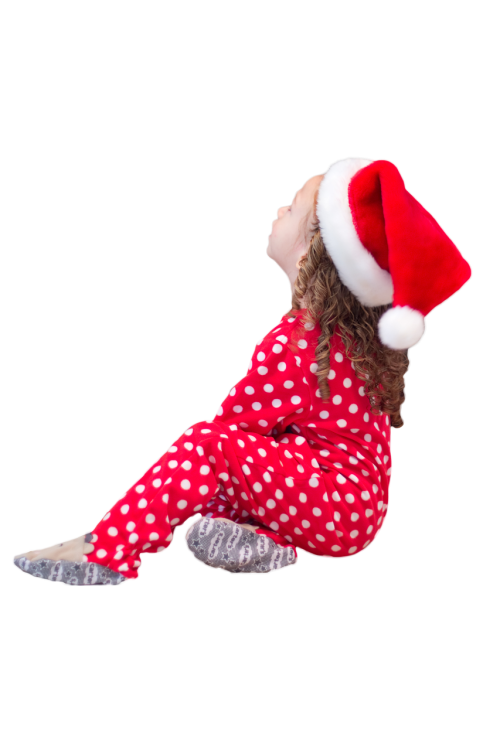 Maža Mergaitė, Santa Skrybėlė, Kalėdos, Raudonos Pižamos, Xmas, Vaikystę, Šventė, Vaikas