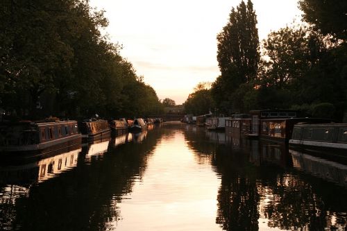 Mažai Venecija,  Kanalas,  Saulėlydis,  Miesto Panorama,  Vaizdingas,  Londonas