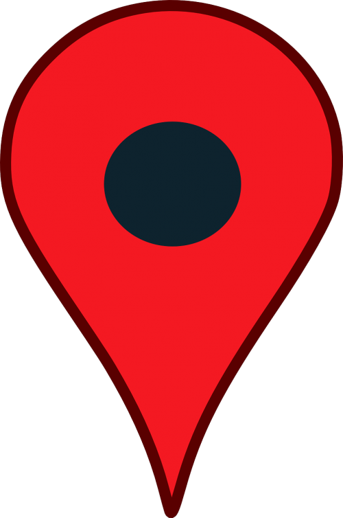 Vieta, Žymeklis, Pin, Google Žemėlapis, Raudona, Nemokama Vektorinė Grafika