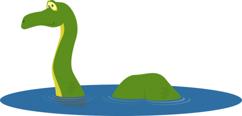 Loch, Ness, Monstras, Animacinis Filmas, Mielas, Piktograma, Loch Ness Monstras, Nessie, Vanduo, Ežeras, Legenda, Skaidrus, Grafika, Dizainas, Žalias