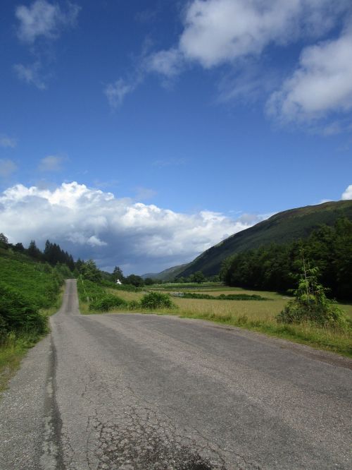 Loch, Lochy, Highlands, Škotija, Škotų, Turistinis, Kraštovaizdis, Kelias