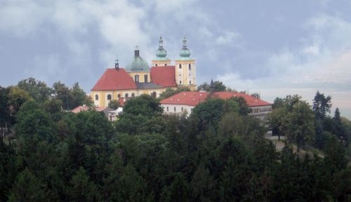 Užraktas, Bažnyčia, Panorama, Gamta, Olomoucas, Miškas