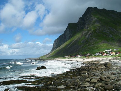 Lofoten, Norvegija, Norvegų, Fjordas, Gamta, Vaizdingas, Kalnai, Vanduo, Nordic, Kraštovaizdis, Skandinavija, Šiaurė