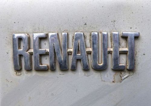 Logotipas, Prekinis Ženklas, Renault, Fanera, Metalinis, Senovinis Automobilis