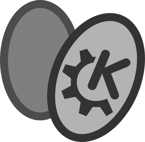 Logotipas, Pusė Pavarų, Raidė K, Ovalai, Kiaušinio Formos, Nemokama Vektorinė Grafika