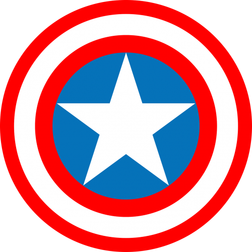 Logotipas,  Kapitonas Amerika,  Stebuklas,  Stebuklinga Komiksai,  Nemokama Vektorinė Grafika,  Be Honoraro Mokesčio