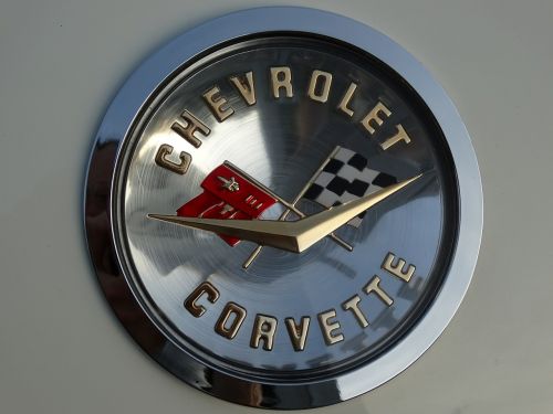 Logotipas, Automatinis, Chevrolet, Corvette, Simbolis
