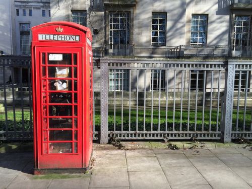 Londonas, Telefono Būdelė, Britanija, Anglų, Miestas, Telefonas, Komunikacija