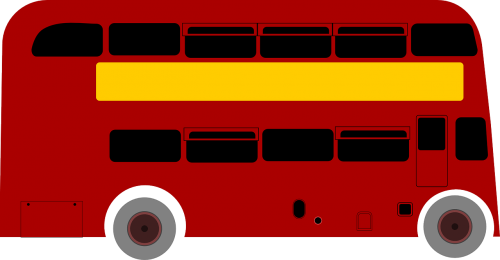 Londonas, Autobusas, Miestas, Transportas, Kelionė, Transporto Priemonė, Dviaukštis, Nemokama Vektorinė Grafika