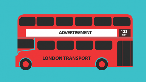 Londonas, Autobusas, Londonas Autobusas, Transportas, Denio, Uk, Anglija, Dvigubas, Raudona, Nemokama Vektorinė Grafika
