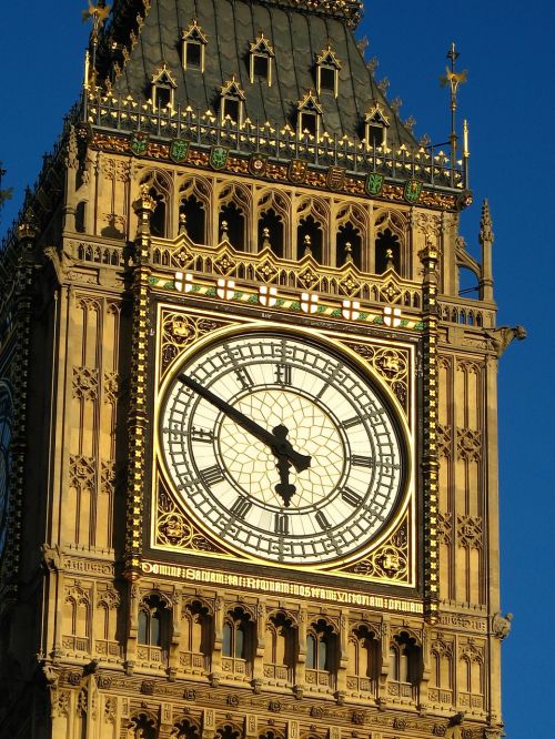 Londonas, Didysis Benas, Laikrodis, Parlamentas