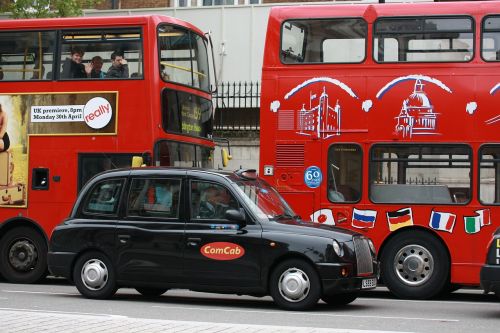 Londonas, Taksi, Nero, Transportas, Keliai, Transporto Priemonė